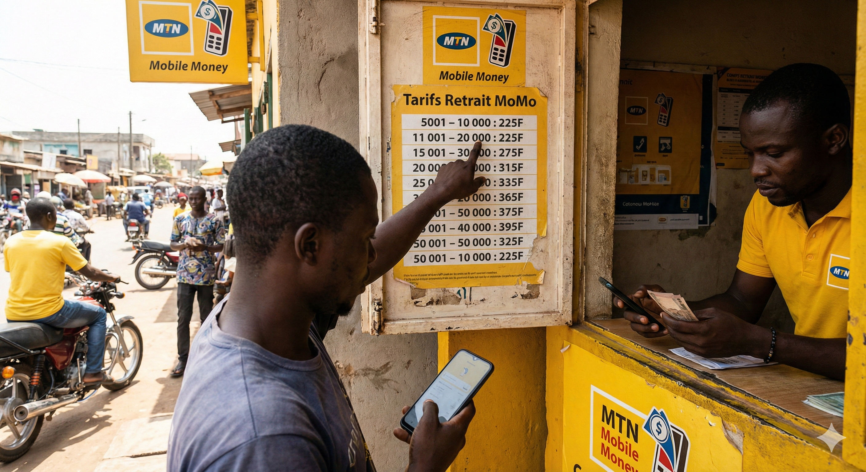 Frais de retrait MoMo Bénin : La grille complète des tarifs 2026