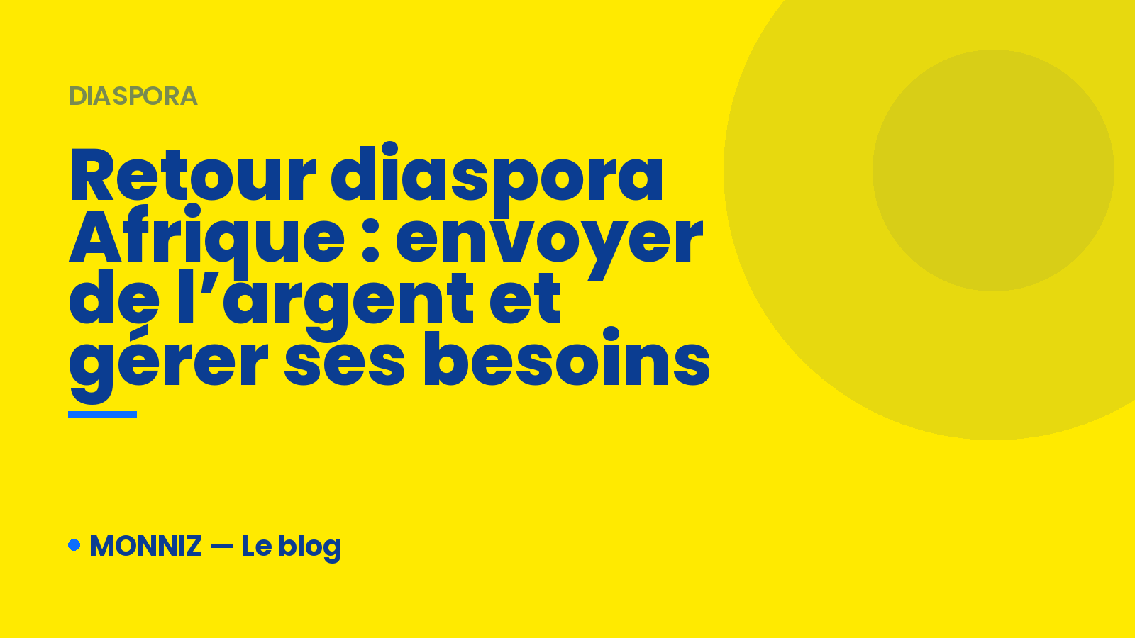 Retour diaspora afrique